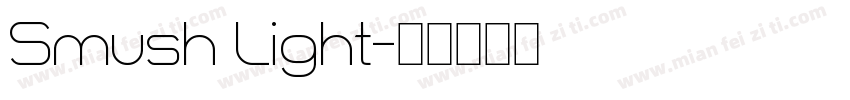 Smush Light字体转换